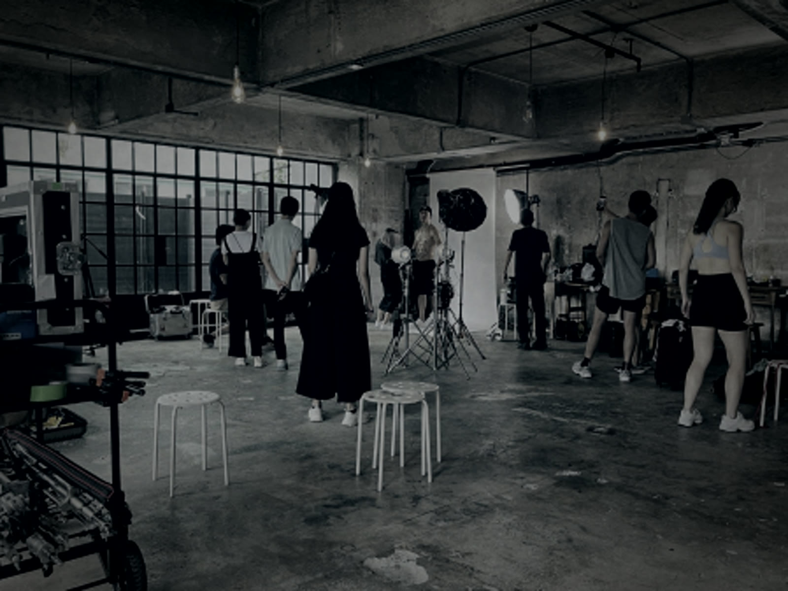 Short film production – studio set